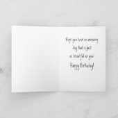 友達恋しく思にはフロギー誕生日カードを！ サンキューカード (内部)