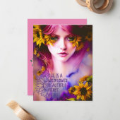 友達感動的の個人用カード ノートカード (正面/裏面インサイチュ)