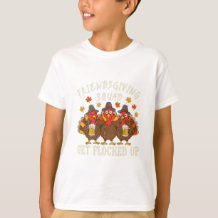 友達感謝祭の仲間 七面鳥 感謝祭 友達 Tシャツ