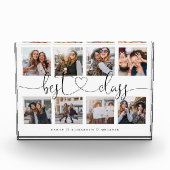 友達最高ののクラススクリプトギフト写真コラージュ フォトブロック (正面)