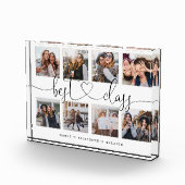 友達最高ののクラススクリプトギフト写真コラージュ フォトブロック (右)