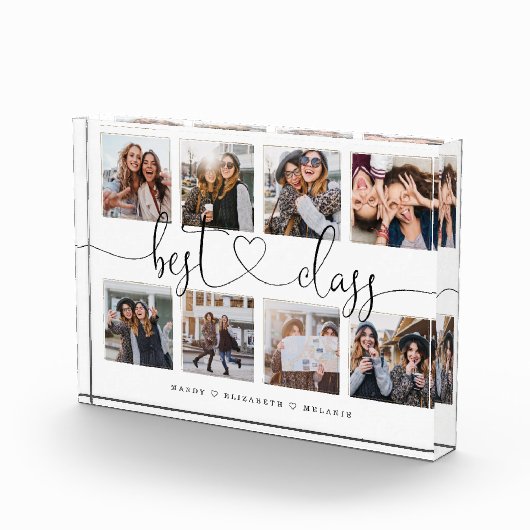 友達最高ののクラススクリプトギフト写真コラージュ フォトブロック (右)