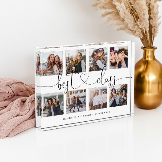 友達最高ののクラススクリプトギフト写真コラージュ フォトブロック