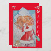 友達最高ののクリスマスカード シーズンカード (正面/裏面)