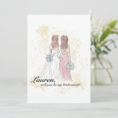 友達最高のの花嫁カード カード (スタンド正面)