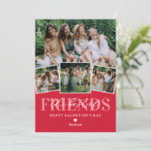 友達最高のの4写真ガレンティンデー シーズンカード (スタンド正面)