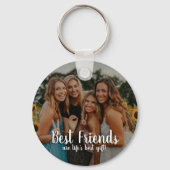 友達最高のは人生のギフト写真ですモダン。 キーホルダー (正面)