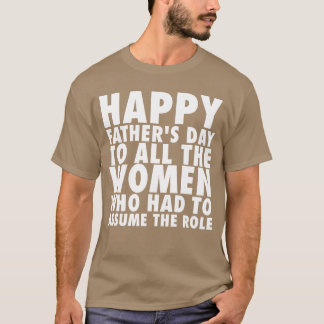 友達最高のを引き受けた女性への父の日贈り Tシャツ