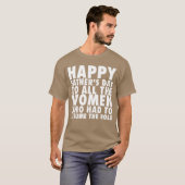 友達最高のを引き受けた女性への父の日贈り Tシャツ (正面フル)