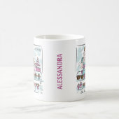 友達最高のライフは短い…デザートで始め! コーヒーマグカップ (中央)