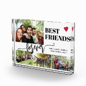 友達最高の永久名前をカスタムするコラージュ フォトブロック (右)