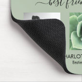 友達最高の永遠にセージ緑6フォトコラージュ マウスパッド (コーナー)