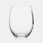 友達最高の永遠に1枚の写真 ステムなしワイングラス (右)