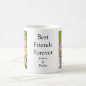 友達最高の永遠に2枚の写真 コーヒーマグカップ (中央)