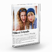 友達最高の永遠のフォトブロック、Bestieディスプレイ フォトブロック (左)