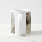 友達最高の永遠の友情の写真 ジャンボコーヒーマグカップ (裏面)