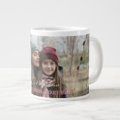 友達最高の永遠の友情の写真 ジャンボコーヒーマグカップ (正面右)