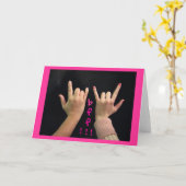 友達最高の永遠グリーティングカード カード (黄色い花)