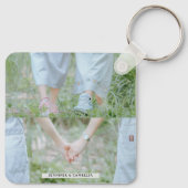 友達最高の永遠4 – 写真付きコラージュ キーホルダー (裏面)