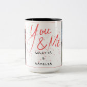 友達最高の4-Ever Coffee Mug - You & Me ツートーンマグカップ (中央)