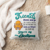 友達来と海の波のように行く クッション (ブランケット)