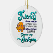 友達来と海の波のように行く セラミックオーナメント (右)