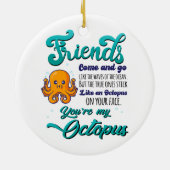 友達来と海の波のように行く セラミックオーナメント (裏面)