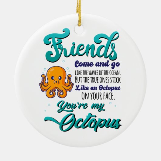 友達来と海の波のように行く セラミックオーナメント (裏面)