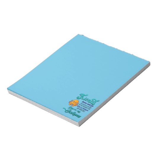 友達来と海の波のように行く ノートパッド (回転)