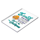 友達来と海の波のように行く ノートブック (左側)