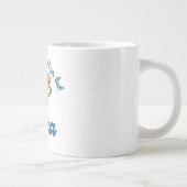 友達来と行くが、ピザは永遠におもしろい ジャンボコーヒーマグカップ (右)