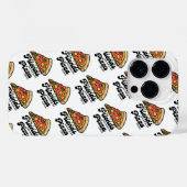 友達来と行くが、ピザは永遠におもしろい Case-Mate iPhoneケース (裏面 (横))