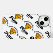 友達来と行くが、ピザは永遠におもしろい Case-Mate iPhoneケース (裏面 (横))