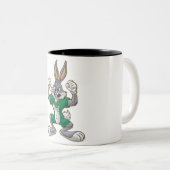 友達独身のや家族への写真贈り物 ツートーンマグカップ (正面右)