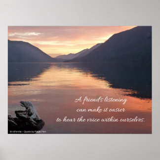 友達聞の…引用文 ポスター