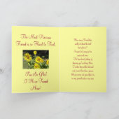 友達親愛にハッピーバースデー! カード (内部)