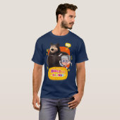 友達 こんにちは 面白い Tシャツ (正面フル)