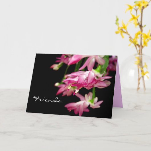 友達 カード (黄色い花)