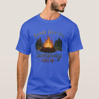 友達 キャンプ アウトドア 冒険 少年 Tシャツ