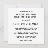 友達 ノーアルコール クルーズ 仲間 目的地 グループ 招待状 (裏面)