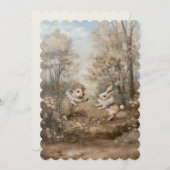 友達 - フラット インビテーション サイズ: 12.7 cm x 17.8 cm (正面/裏面)