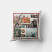 友達・ベストフレンド カスタム写真 誕生日 ホリデー ギフト クッション (裏面)