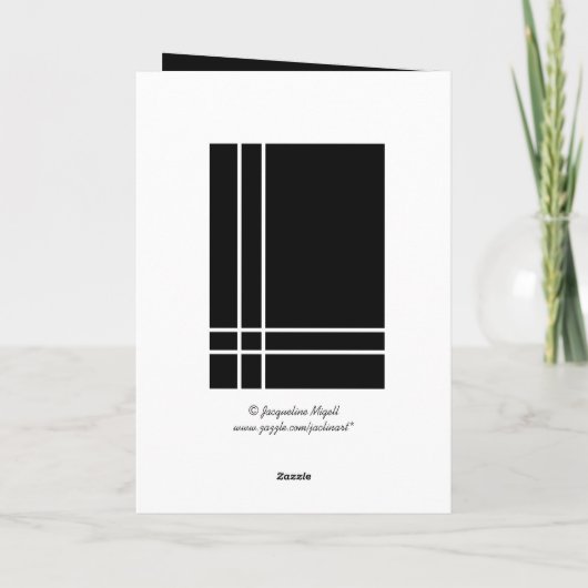 友達 - ベストマン 結婚式のお礼 サンキューカード (裏面)