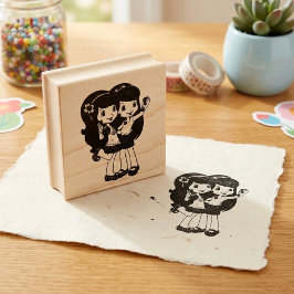 友達 ラバースタンプ