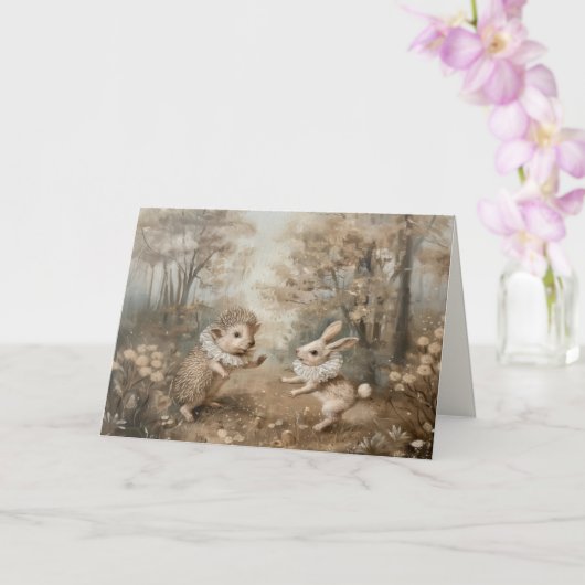 友達 - 折りたたみグリーティングカード カード (蘭)