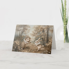 友達 - 折りたたみグリーティングカード カード