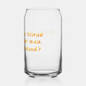 友離れ人には付き合うな ガラス缶 (裏面)