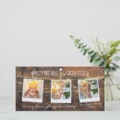 友霜の降りただちとココアキス雪だるま3 – フォトカード (スタンド正面)