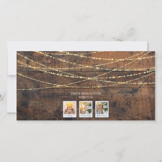 友霜の降りただちとココアキス雪だるま3 – フォトカード (裏面)