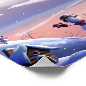 友霜の降りた人:冬のワンダーランドの隠れ家 ポスター (角)